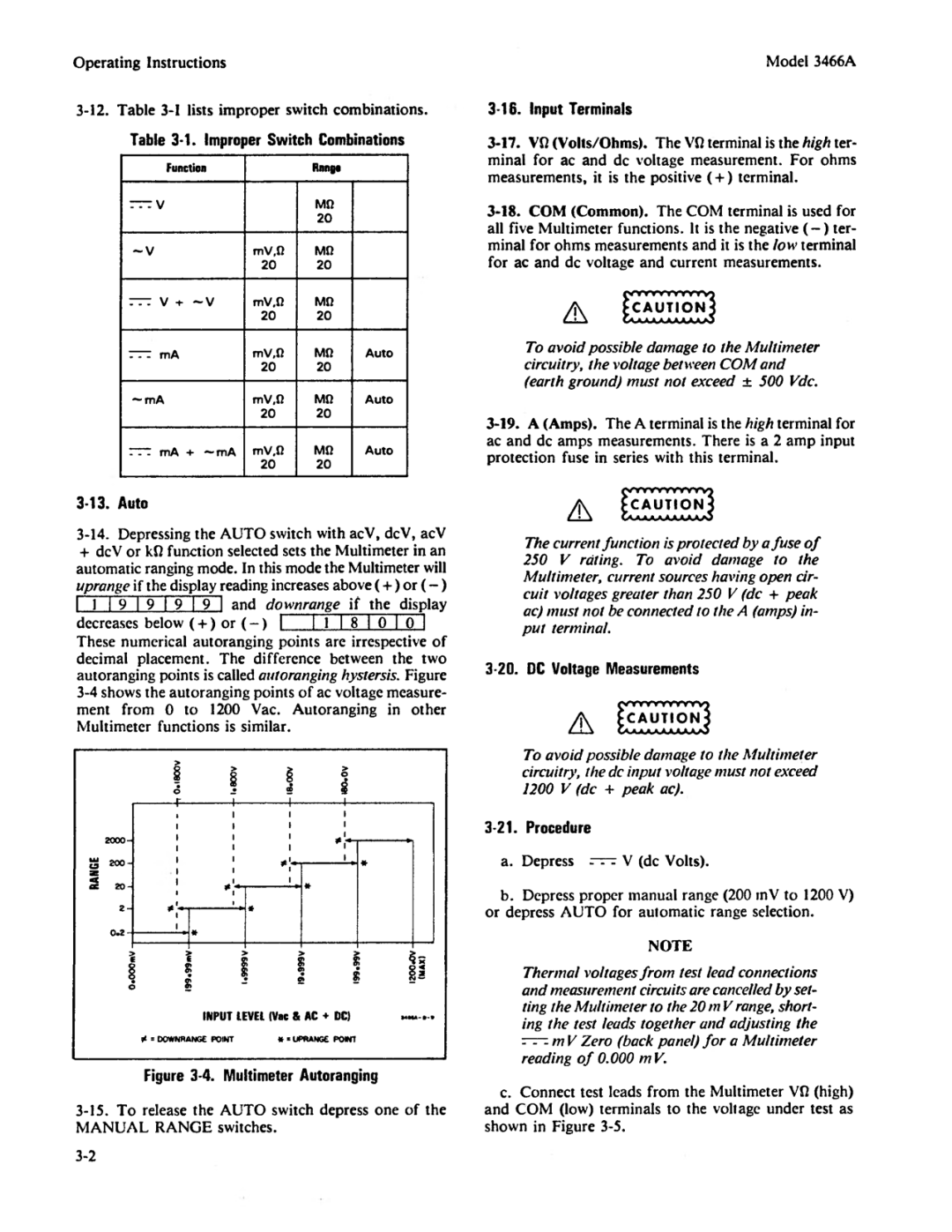 Agilent Technologies 03466-90003 service manual 