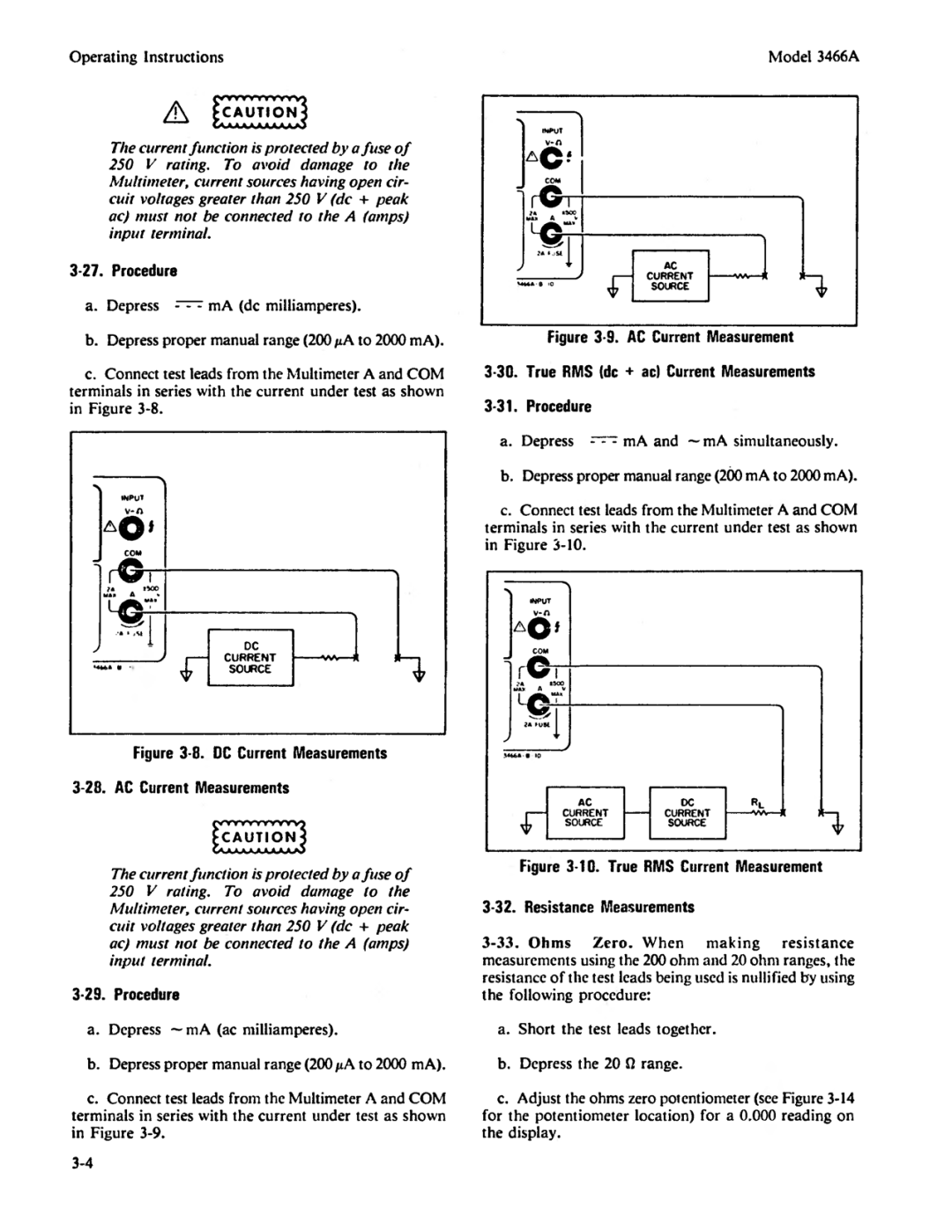 Agilent Technologies 03466-90003 service manual 