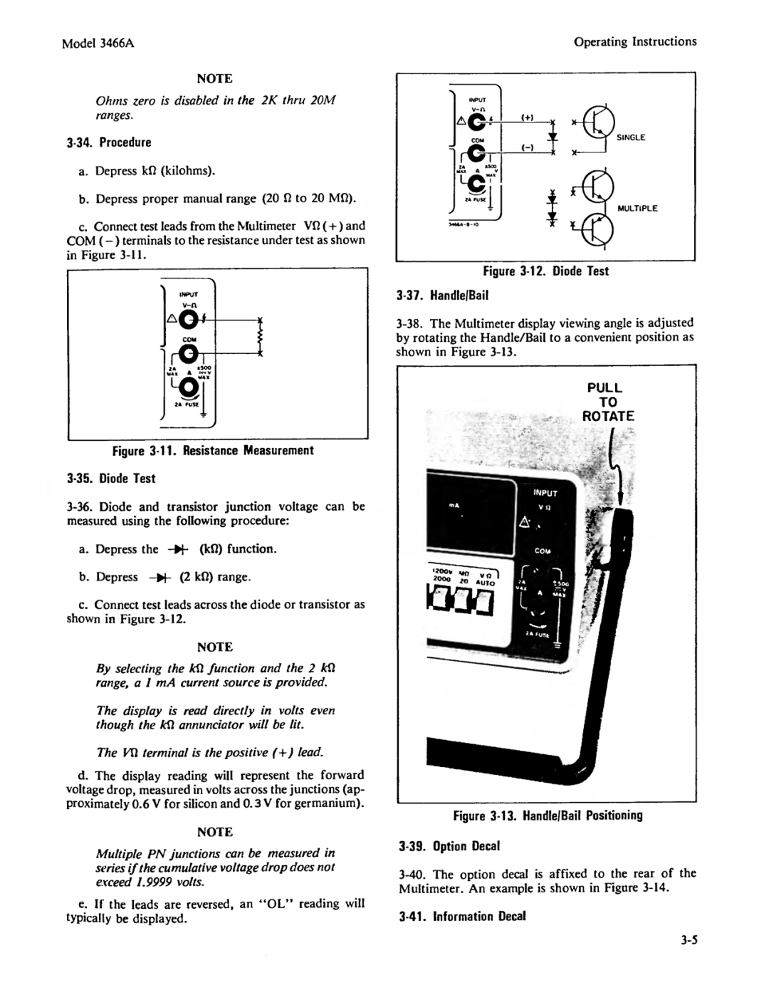 Agilent Technologies 03466-90003 service manual 