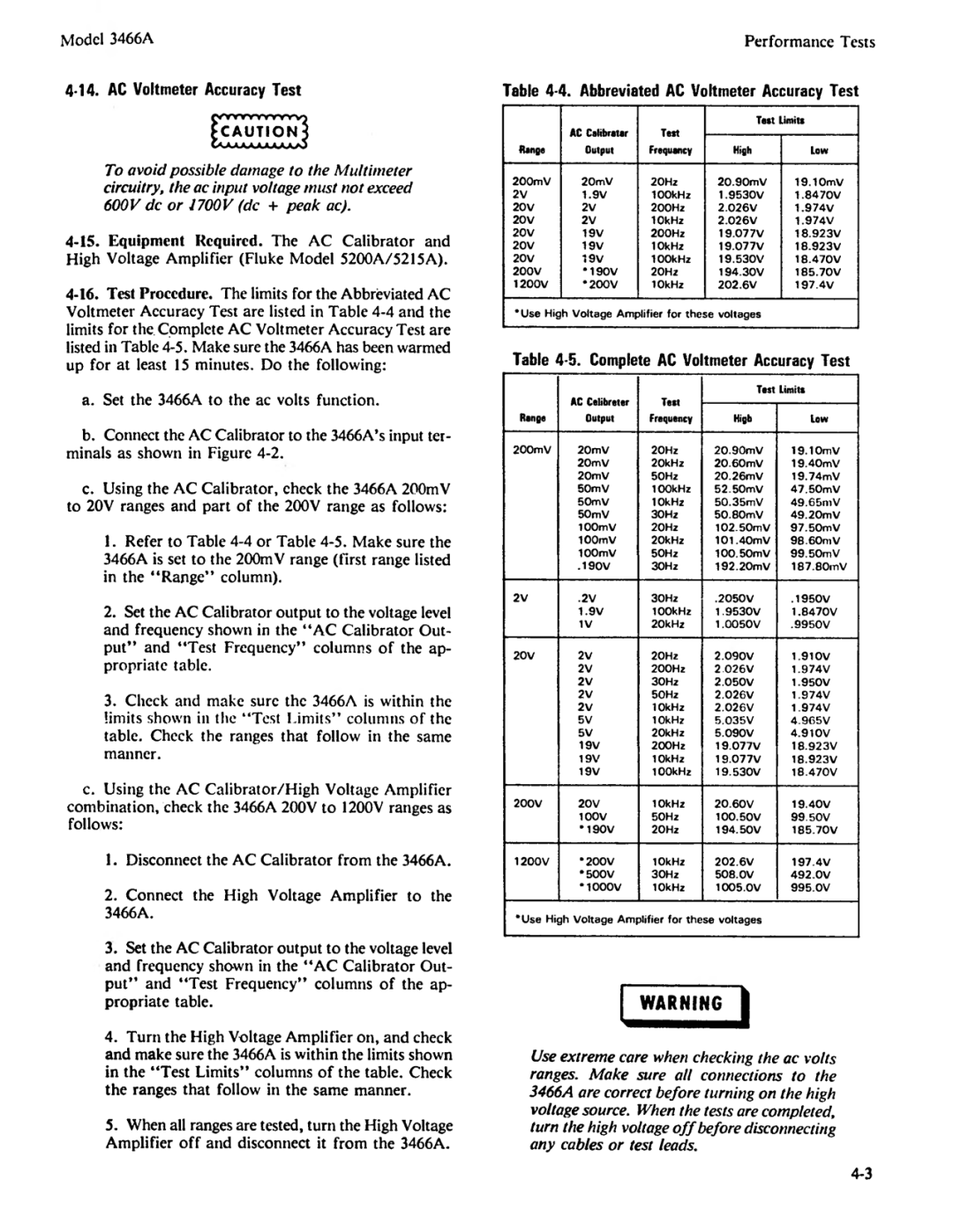 Agilent Technologies 03466-90003 service manual 