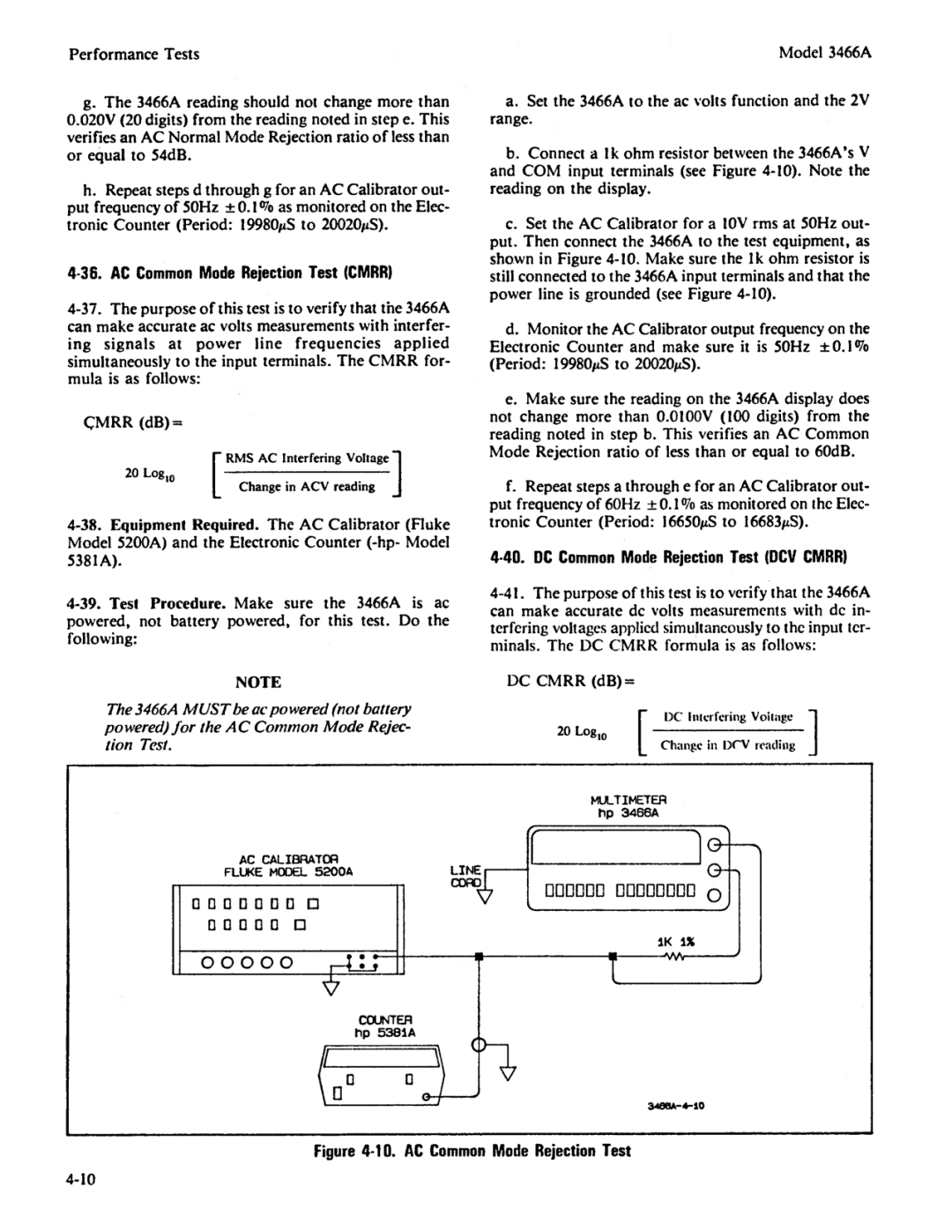 Agilent Technologies 03466-90003 service manual 