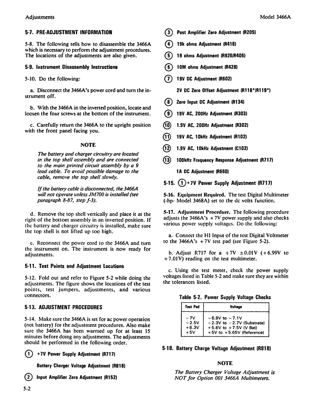 Agilent Technologies 03466-90003 service manual 