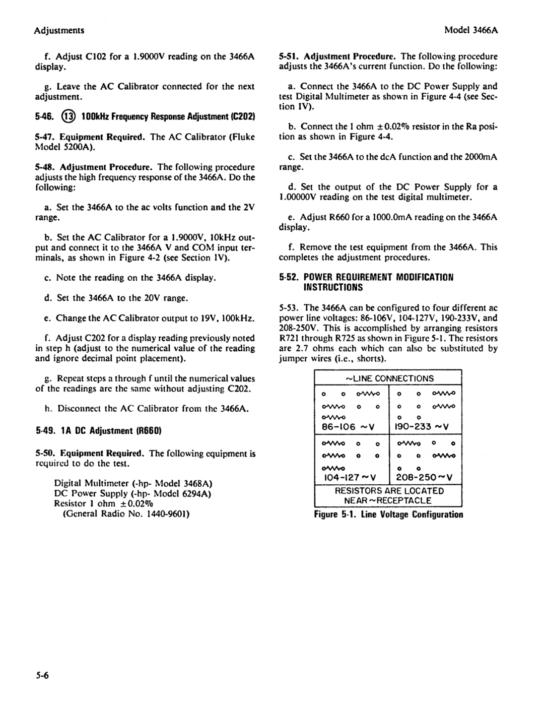 Agilent Technologies 03466-90003 service manual 