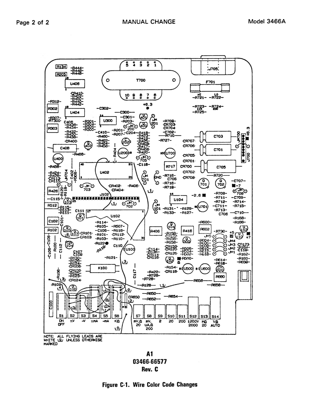 Agilent Technologies 03466-90003 service manual 