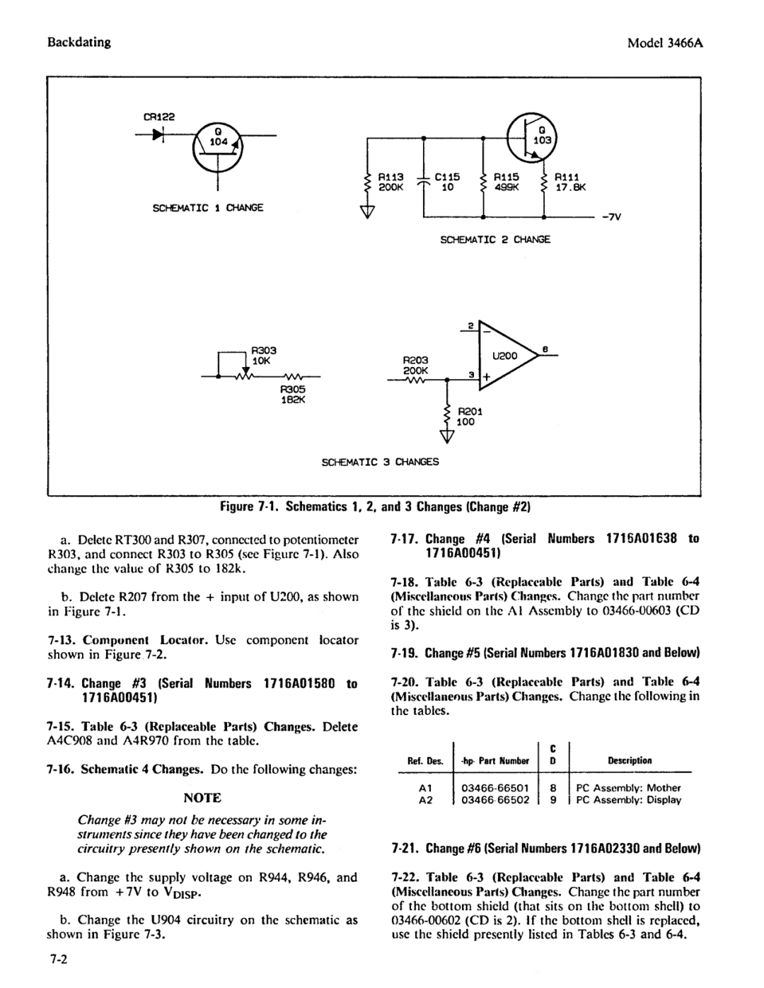 Agilent Technologies 03466-90003 service manual 