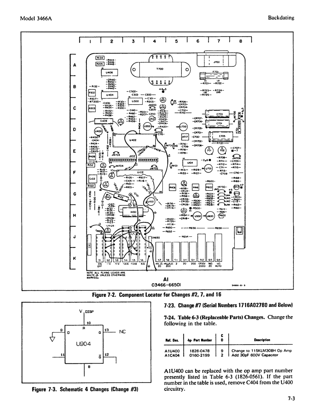 Agilent Technologies 03466-90003 service manual 