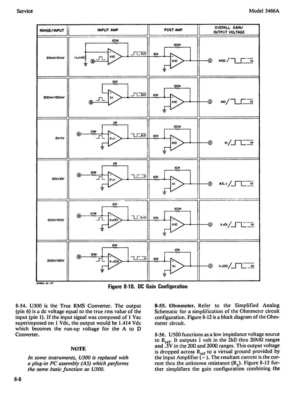 Agilent Technologies 03466-90003 service manual 