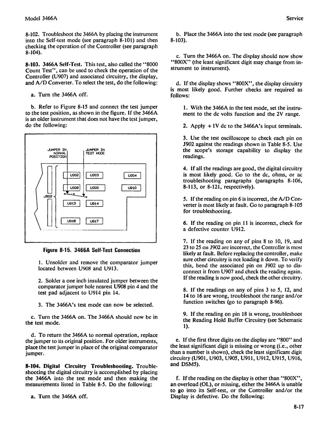 Agilent Technologies 03466-90003 service manual 