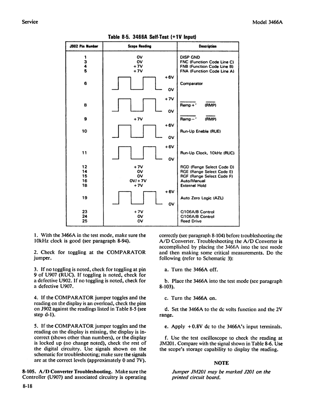 Agilent Technologies 03466-90003 service manual 