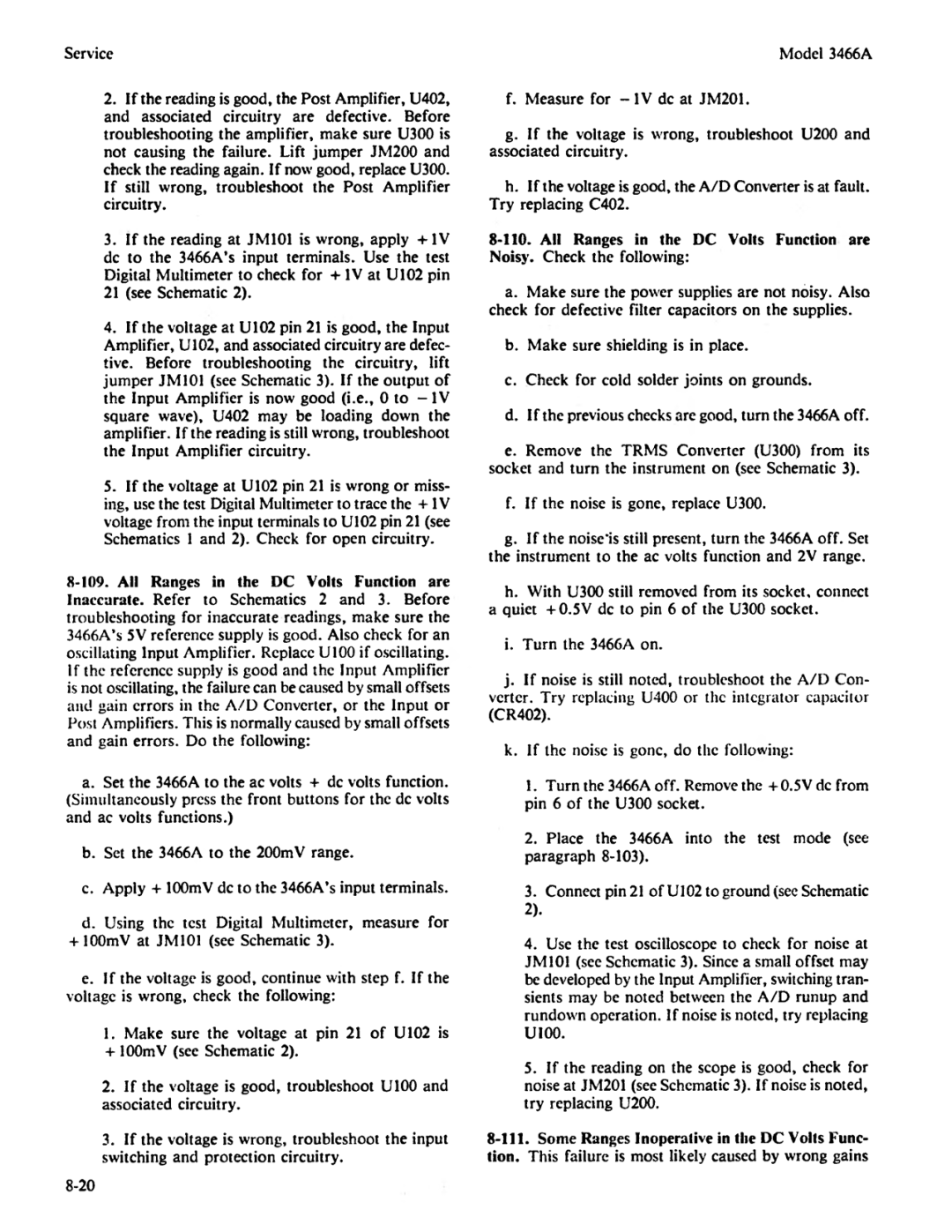 Agilent Technologies 03466-90003 service manual 