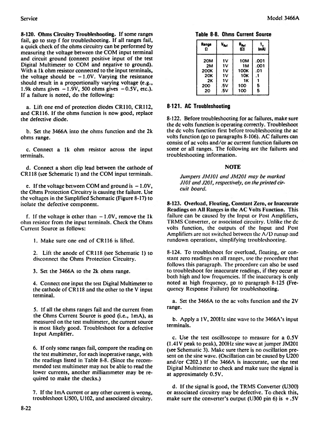 Agilent Technologies 03466-90003 service manual 