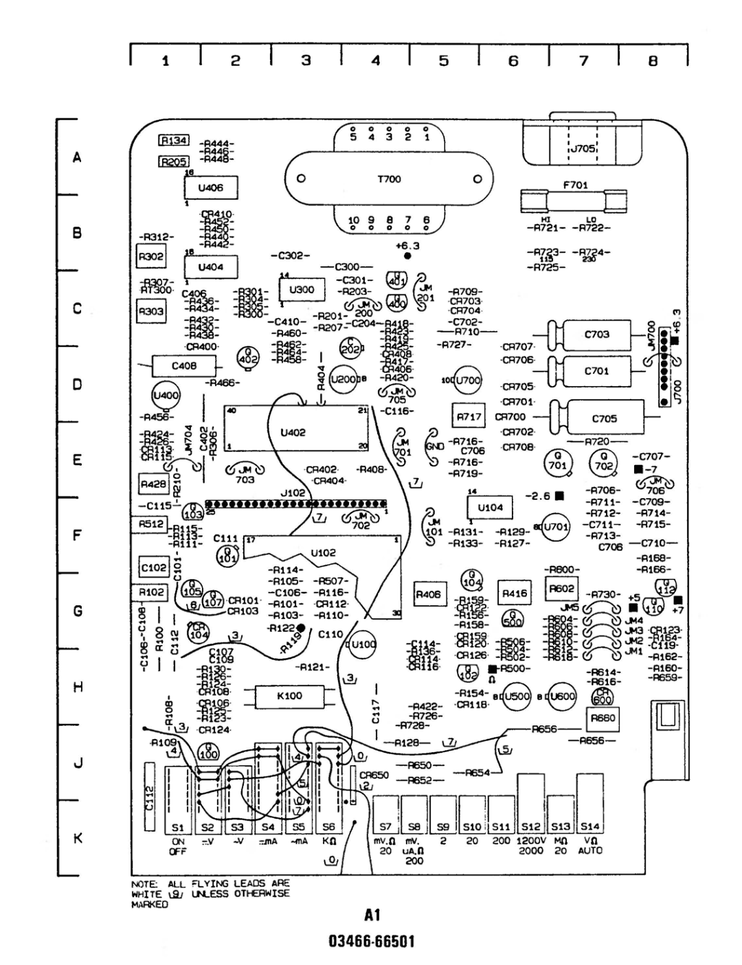 Agilent Technologies 03466-90003 service manual 