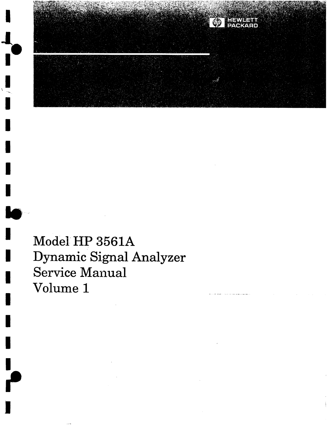 Agilent Technologies 03561-90010 service manual 