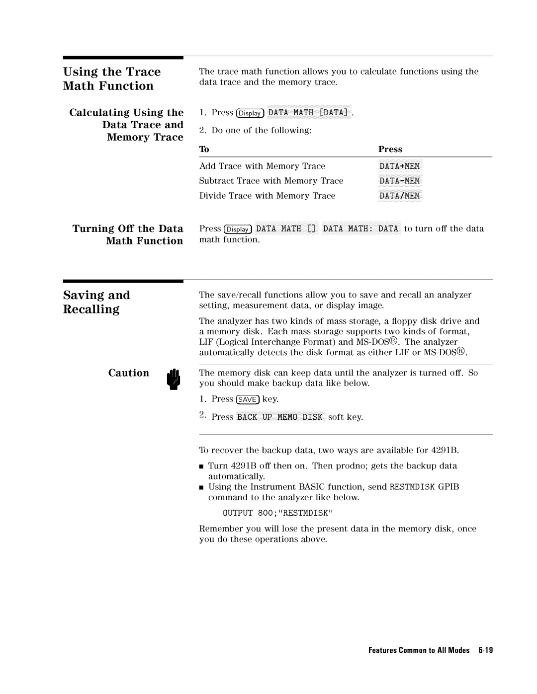 Agilent Technologies 04291-90031 manual 