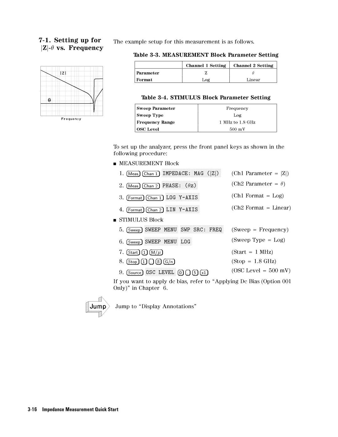 Agilent Technologies 04291-90031 manual 16ImpedanceMeasurementQuickStart 