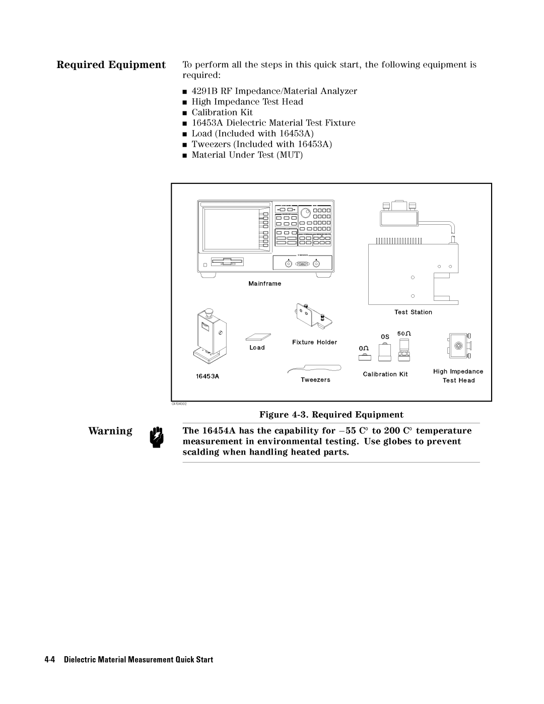 Agilent Technologies 04291-90031 manual 4DielectricMaterialMeasurementQuickStart 