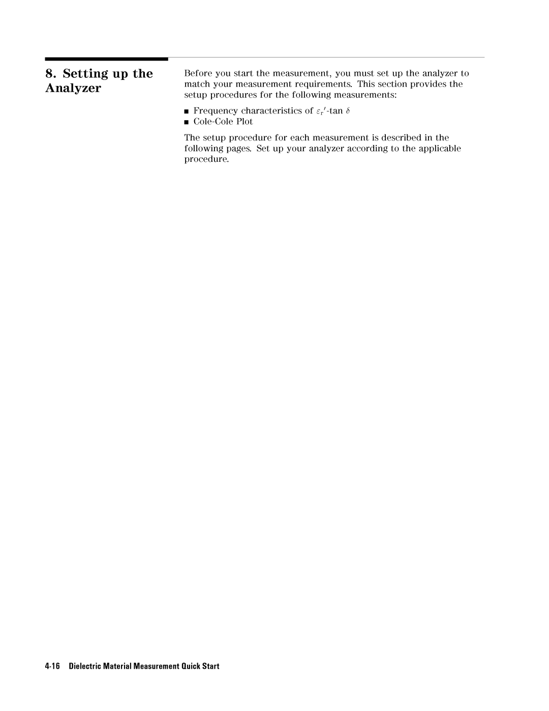 Agilent Technologies 04291-90031 manual 16DielectricMaterialMeasurementQuickStart 