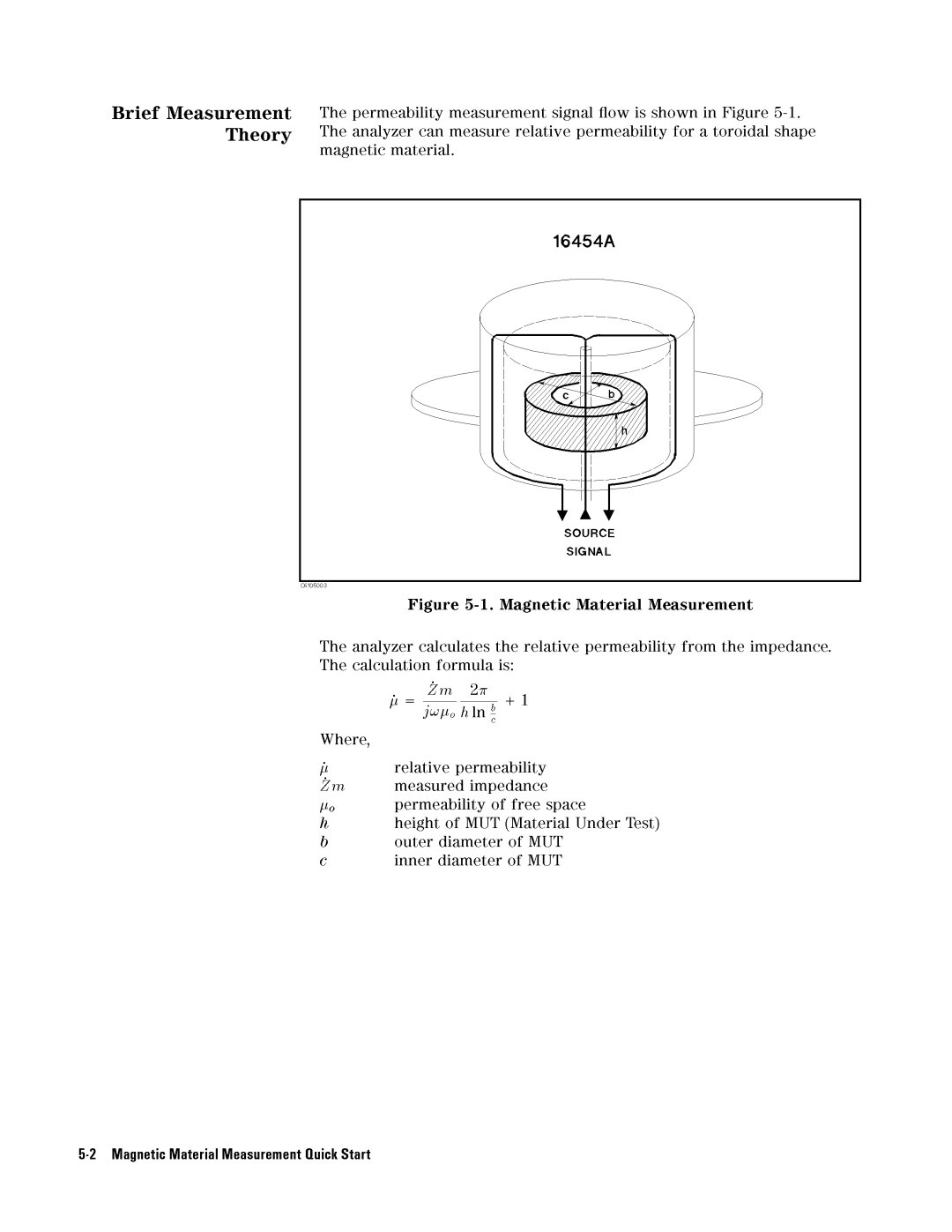 Agilent Technologies 04291-90031 manual Impedance 