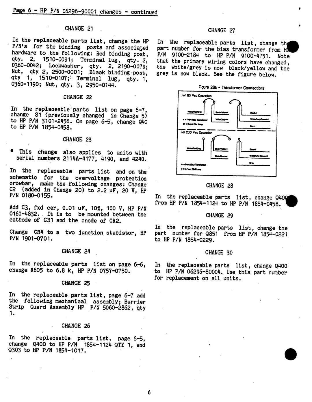 Agilent Technologies 06-296-90001 service manual 