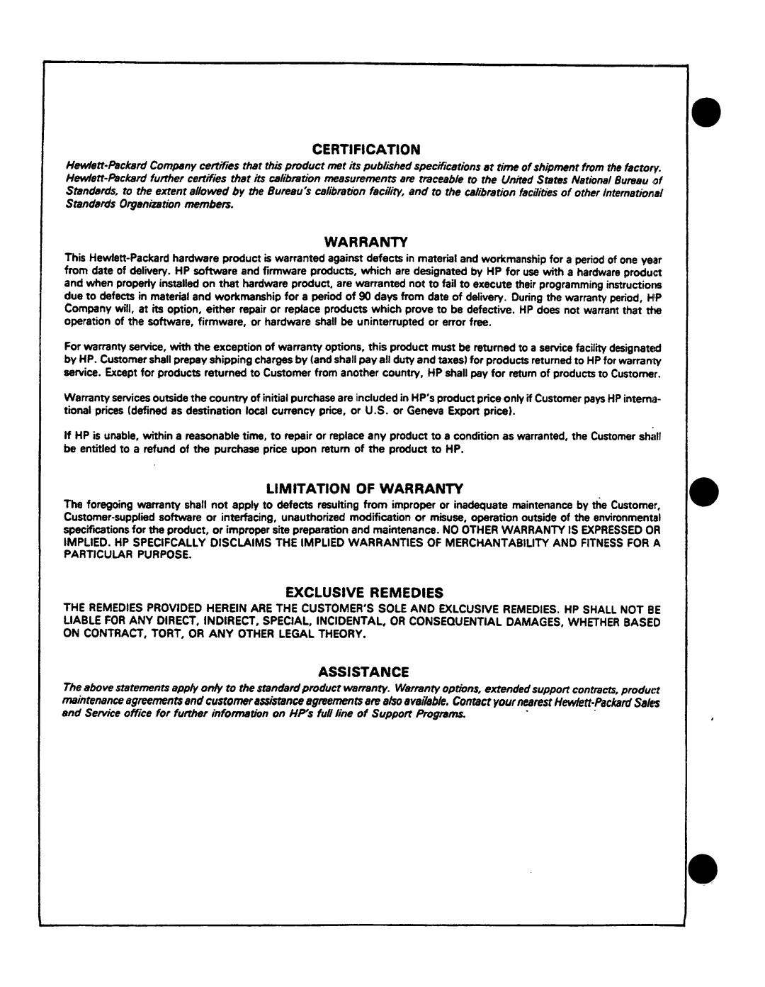 Agilent Technologies 06-296-90001 service manual 