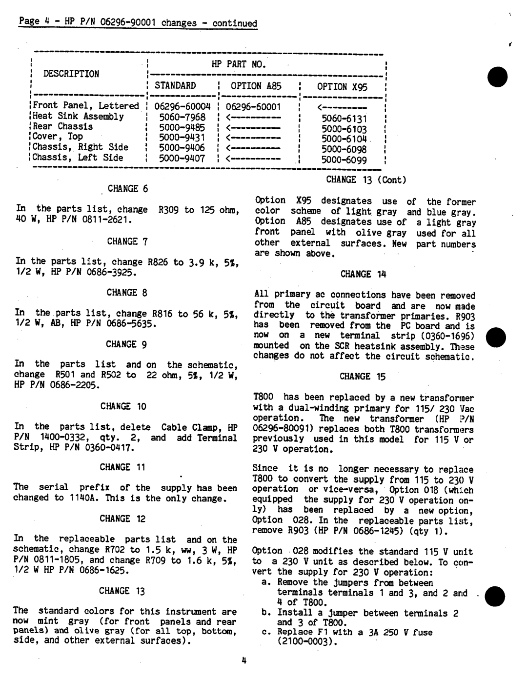 Agilent Technologies 06-296-90001 service manual 