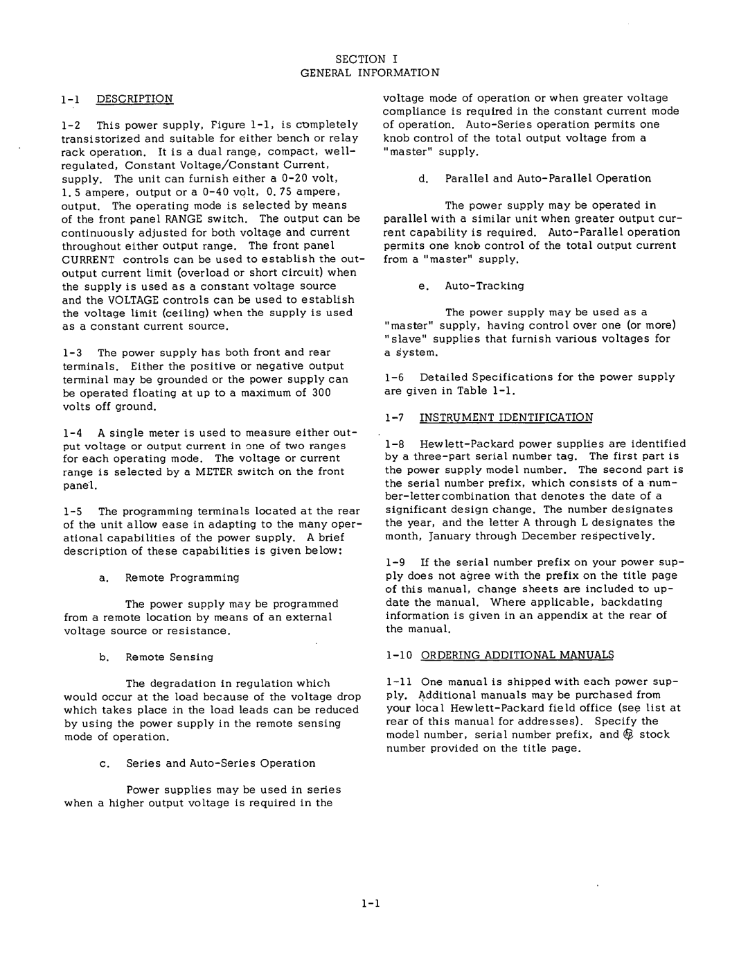 Agilent Technologies 06200-9001 service manual 