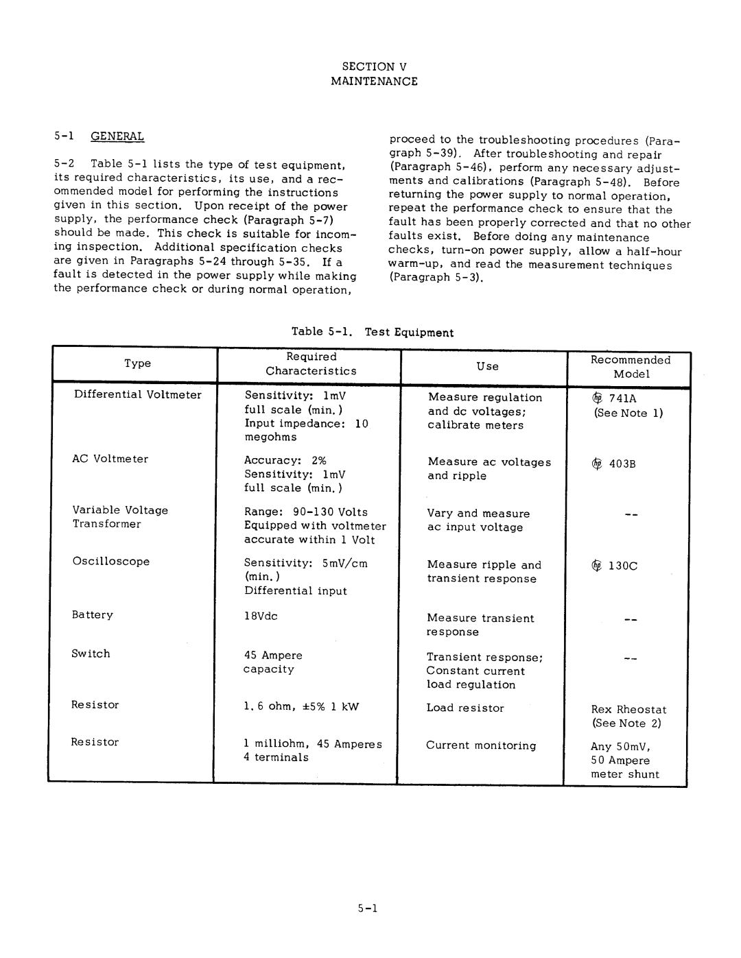 Agilent Technologies 0634-90001 service manual 