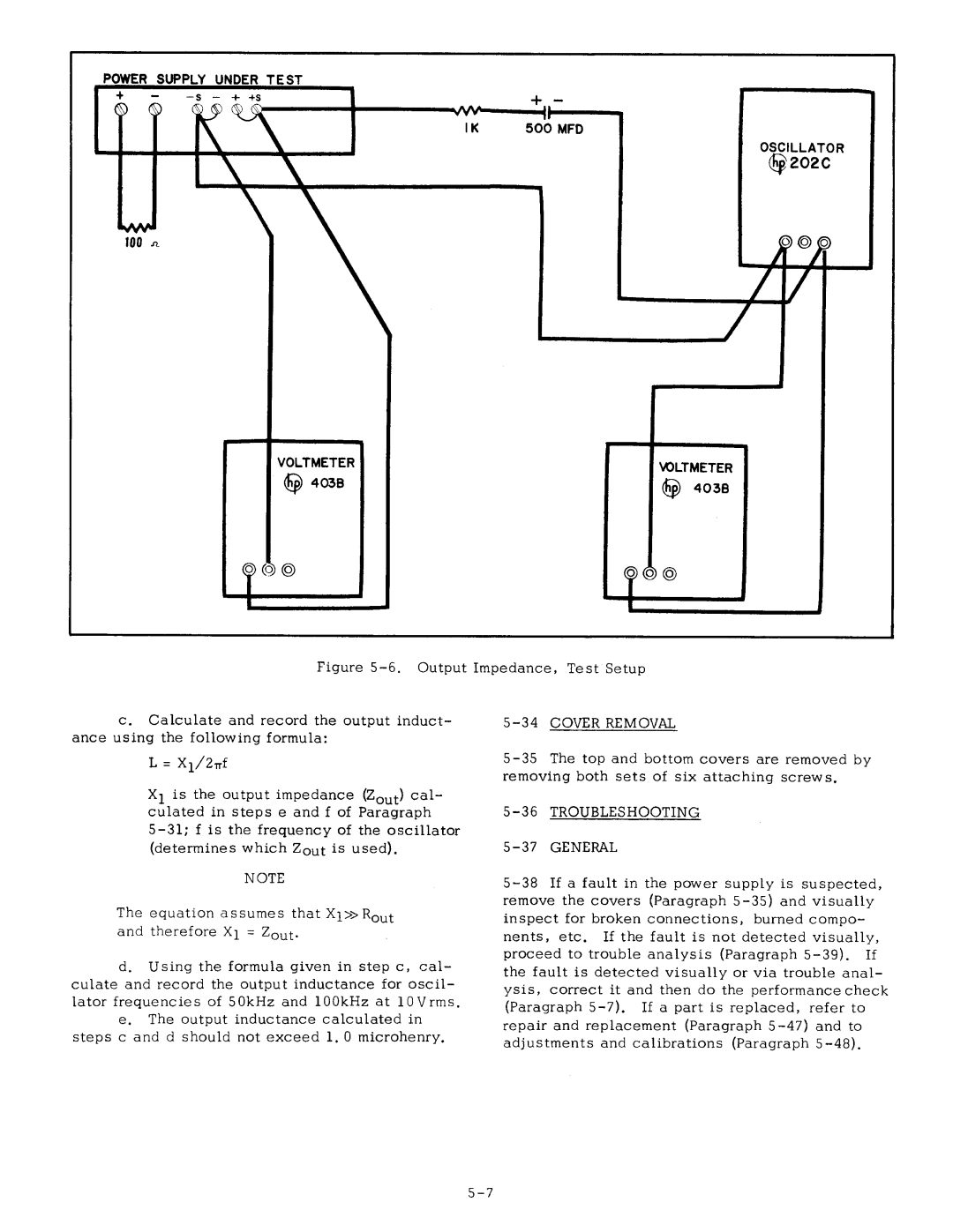 Agilent Technologies 0634-90001 service manual 