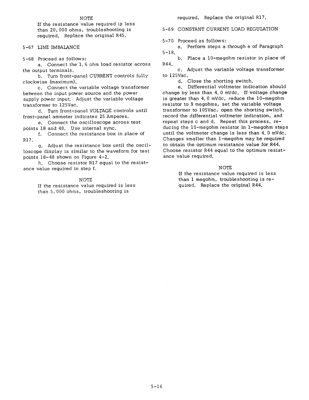 Agilent Technologies 0634-90001 service manual 