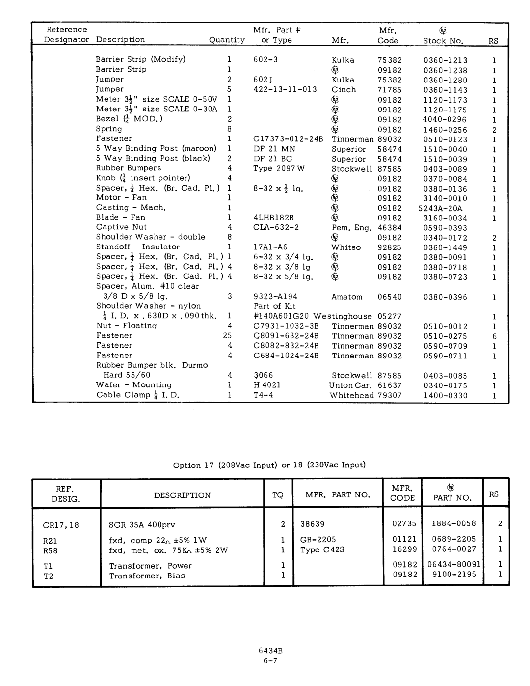 Agilent Technologies 0634-90001 service manual 