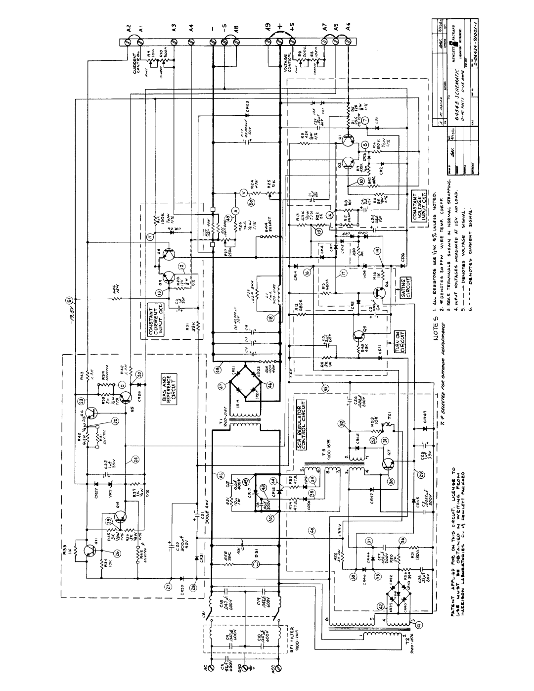 Agilent Technologies 0634-90001 service manual 