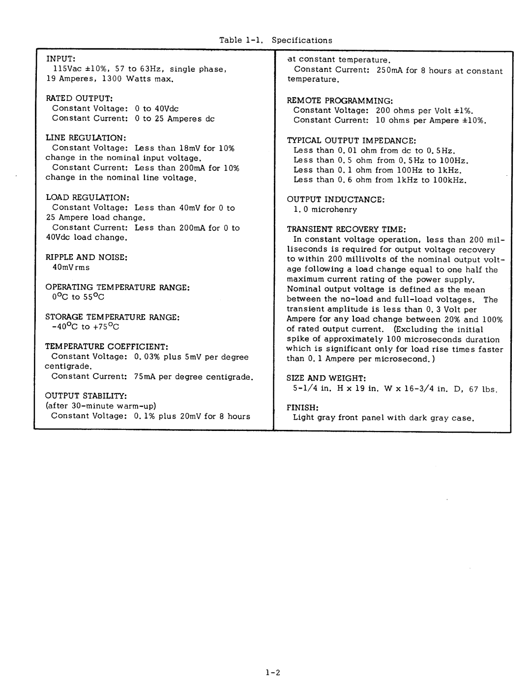 Agilent Technologies 0634-90001 service manual 