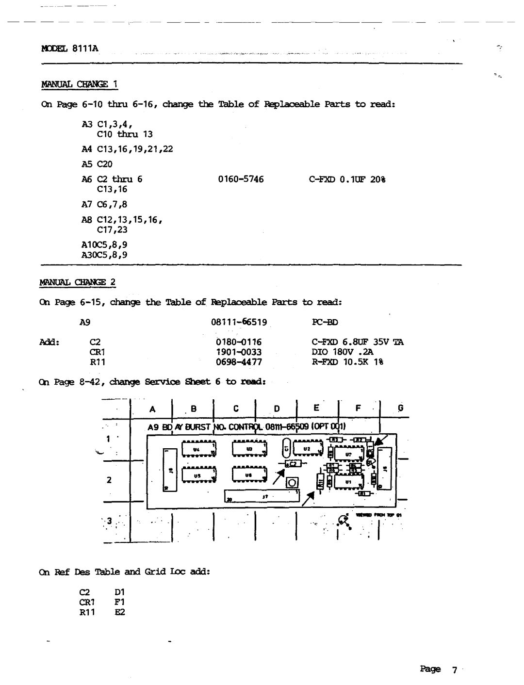 Agilent Technologies 08111-90002 service manual 