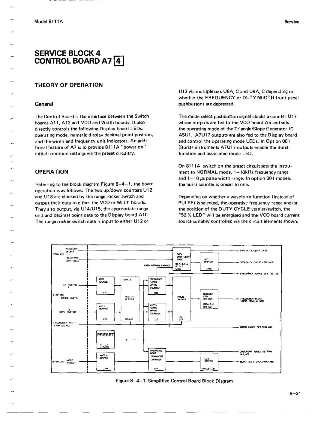 Agilent Technologies 08111-90002 service manual 