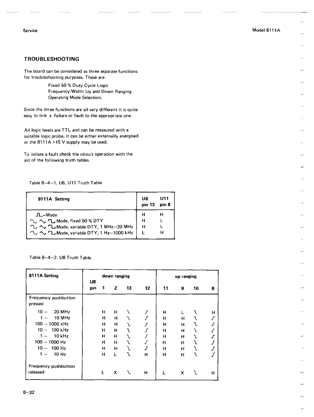 Agilent Technologies 08111-90002 service manual 