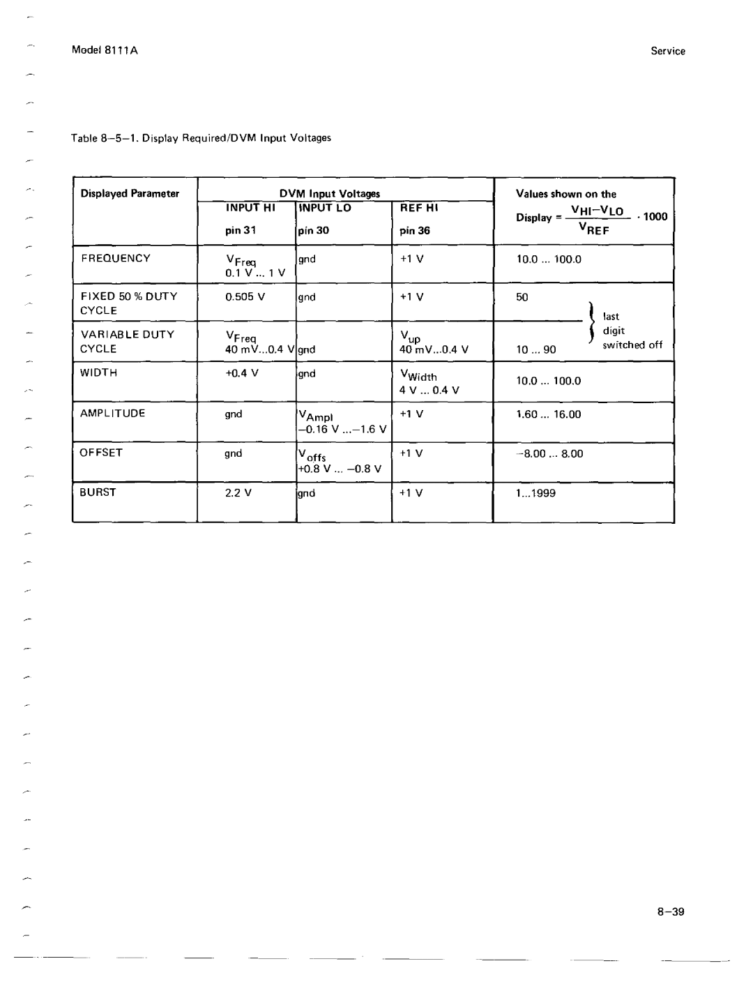 Agilent Technologies 08111-90002 service manual 