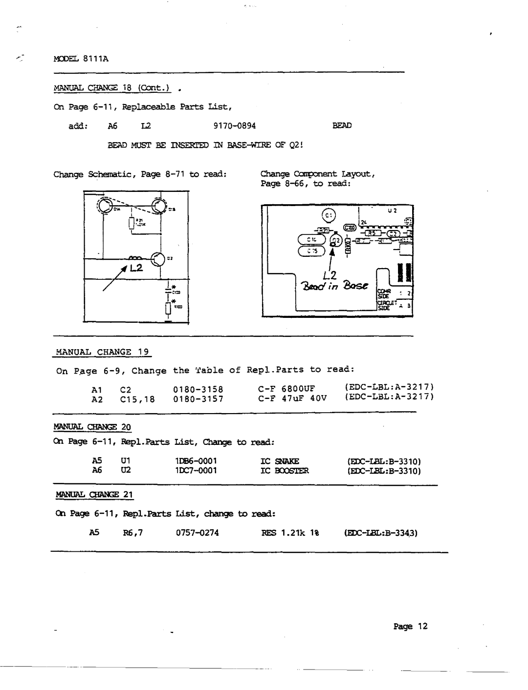 Agilent Technologies 08111-90002 service manual 