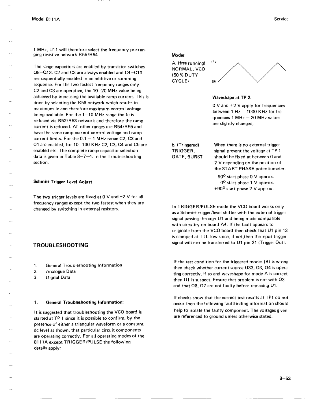 Agilent Technologies 08111-90002 service manual 