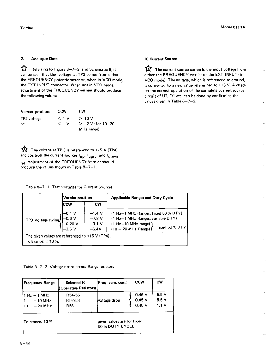 Agilent Technologies 08111-90002 service manual 