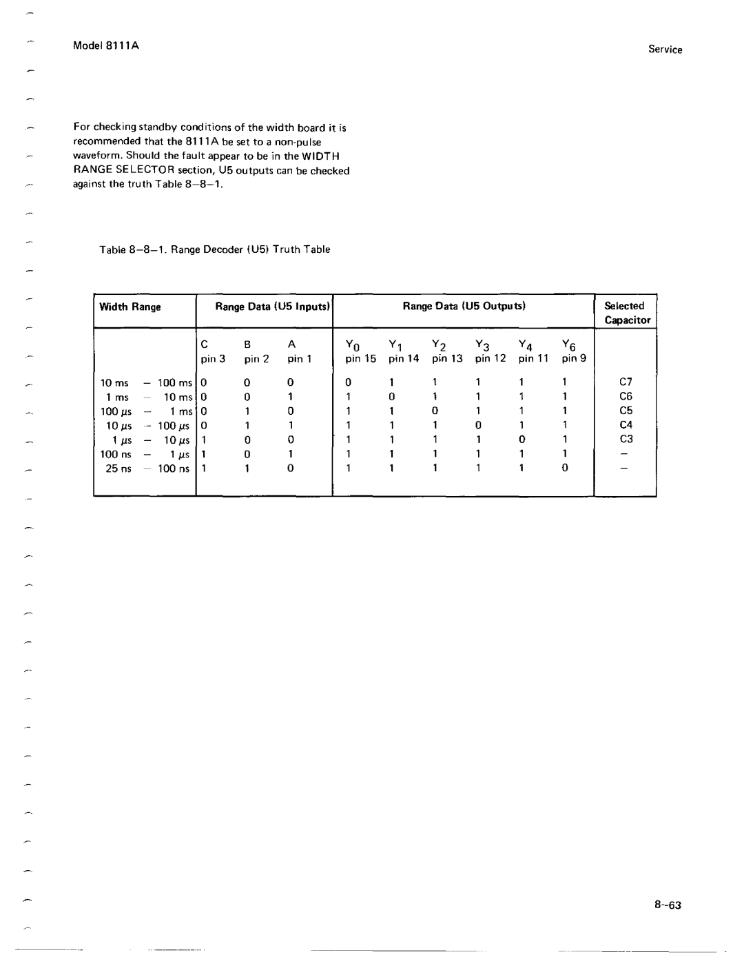 Agilent Technologies 08111-90002 service manual 