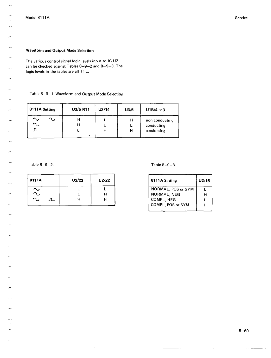 Agilent Technologies 08111-90002 service manual 