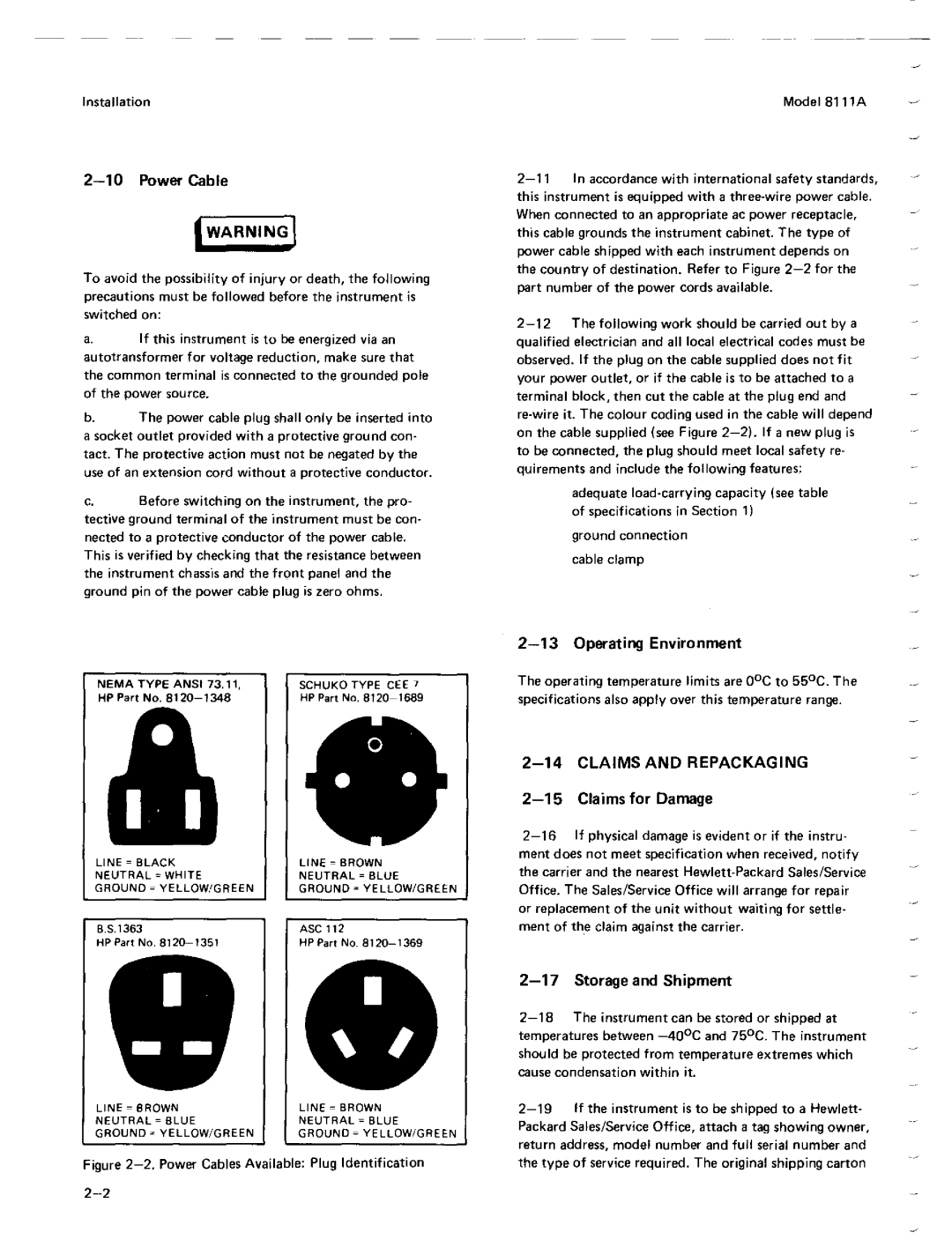 Agilent Technologies 08111-90002 service manual 