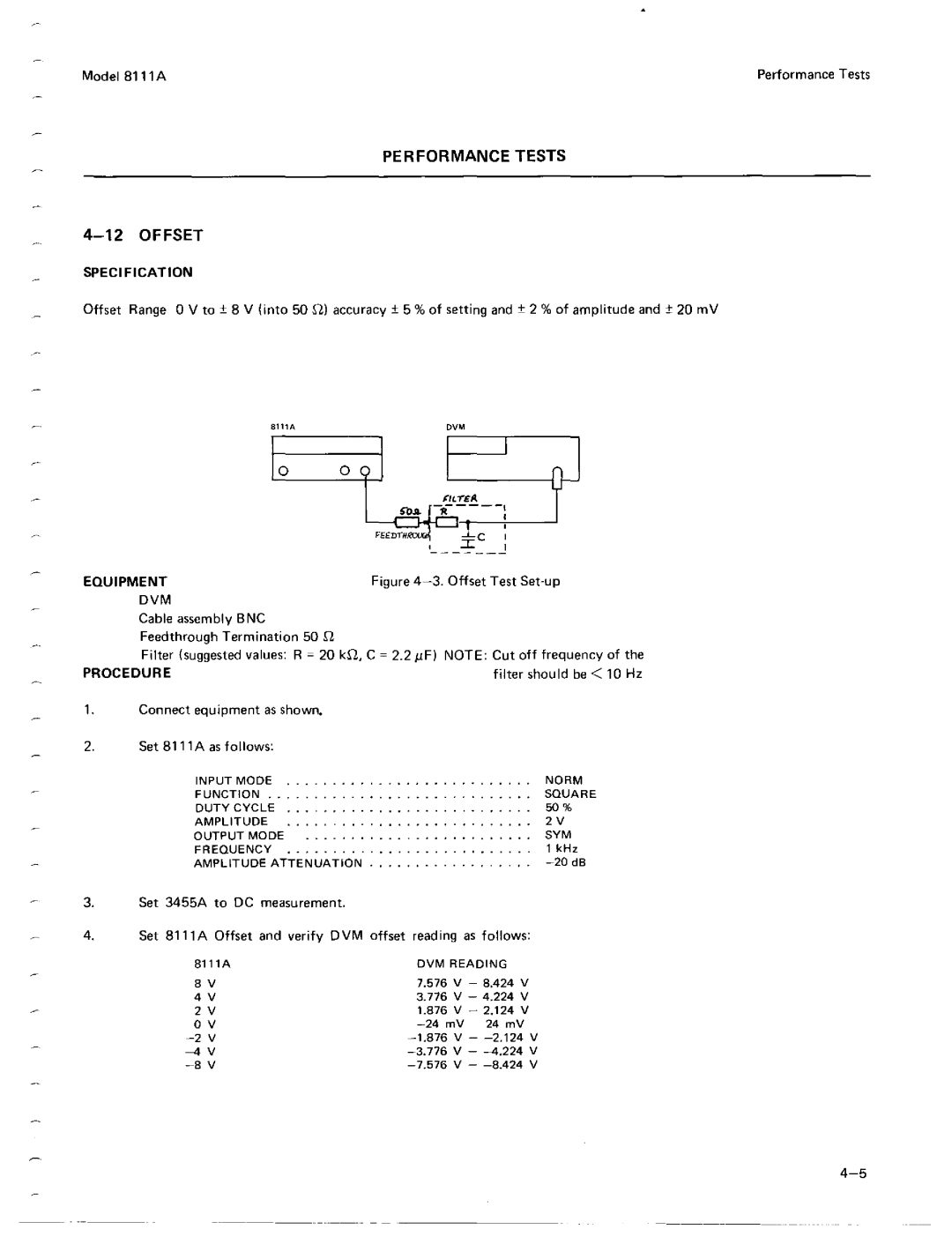 Agilent Technologies 08111-90002 service manual 