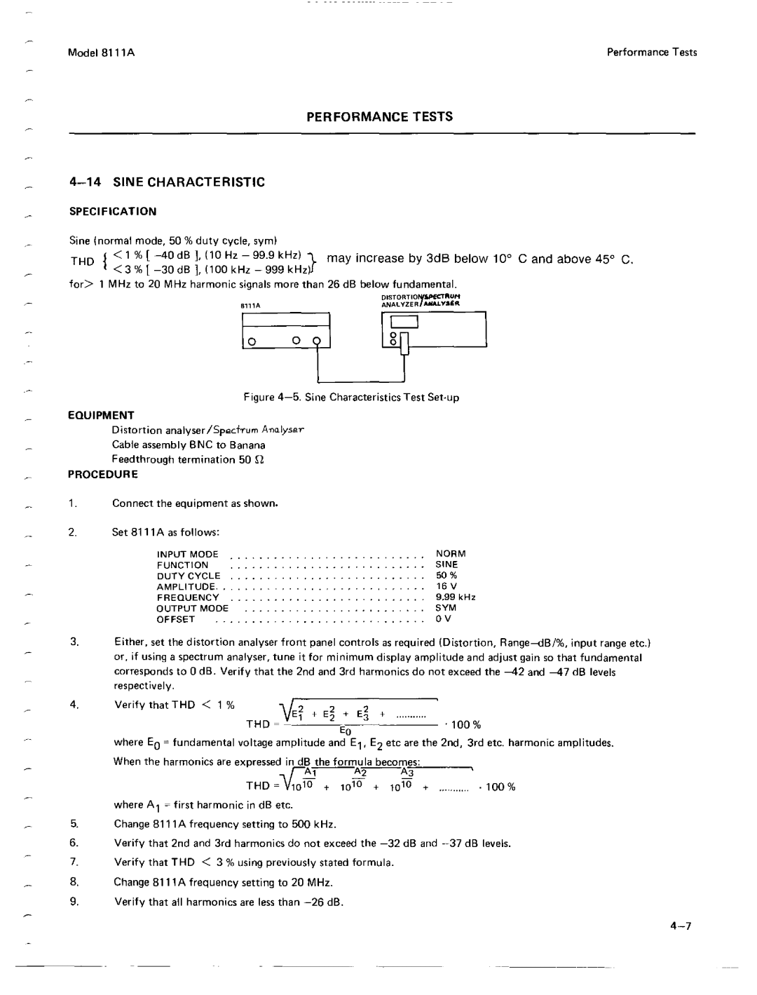 Agilent Technologies 08111-90002 service manual 