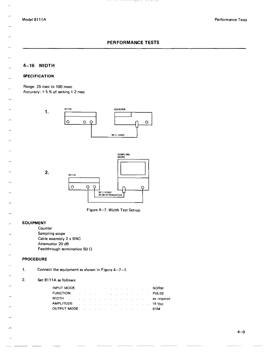 Agilent Technologies 08111-90002 service manual 