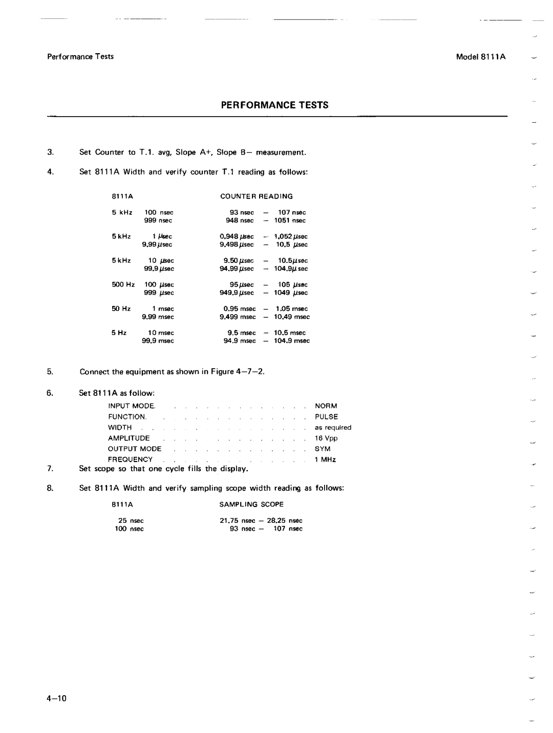 Agilent Technologies 08111-90002 service manual 