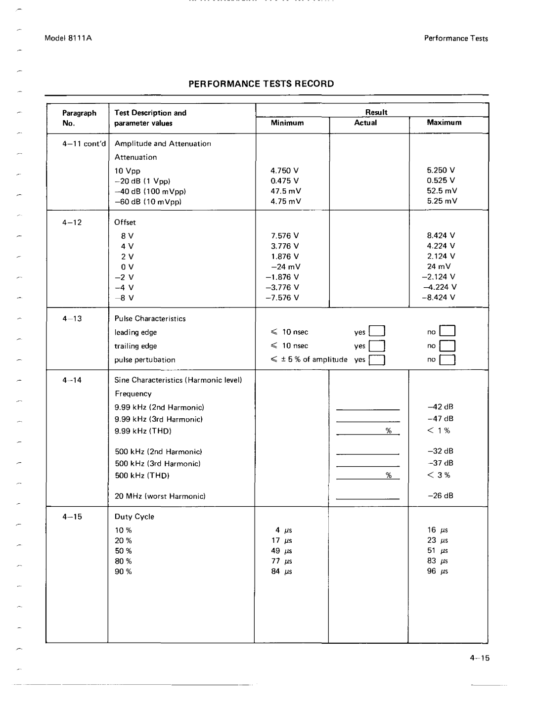 Agilent Technologies 08111-90002 service manual 