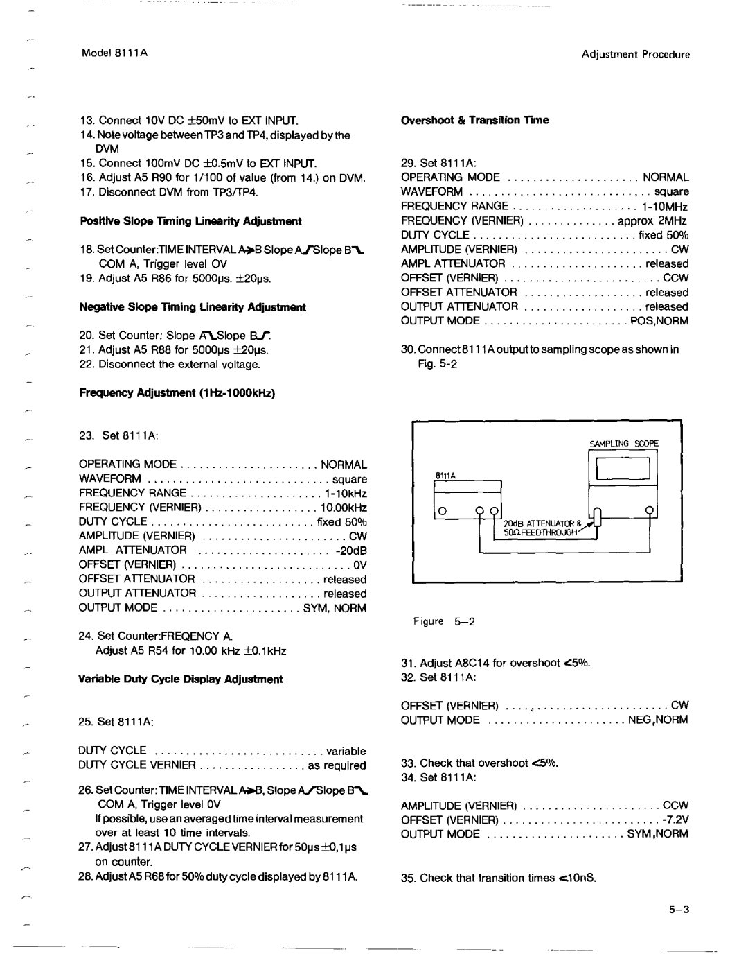 Agilent Technologies 08111-90002 service manual 