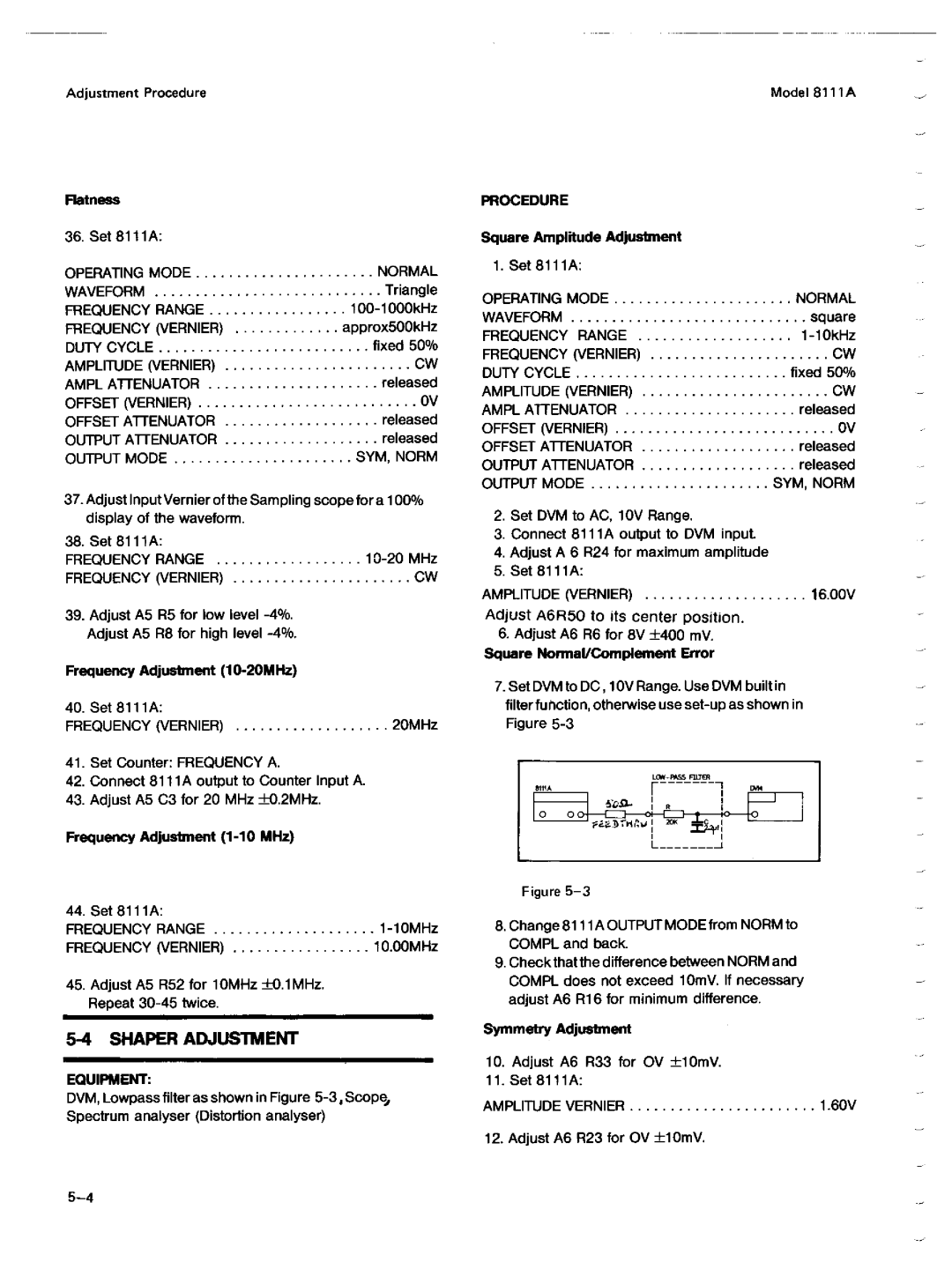 Agilent Technologies 08111-90002 service manual 