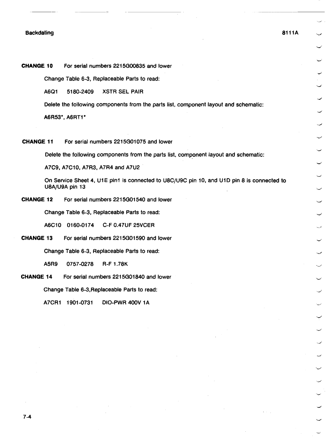 Agilent Technologies 08111-90002 service manual 